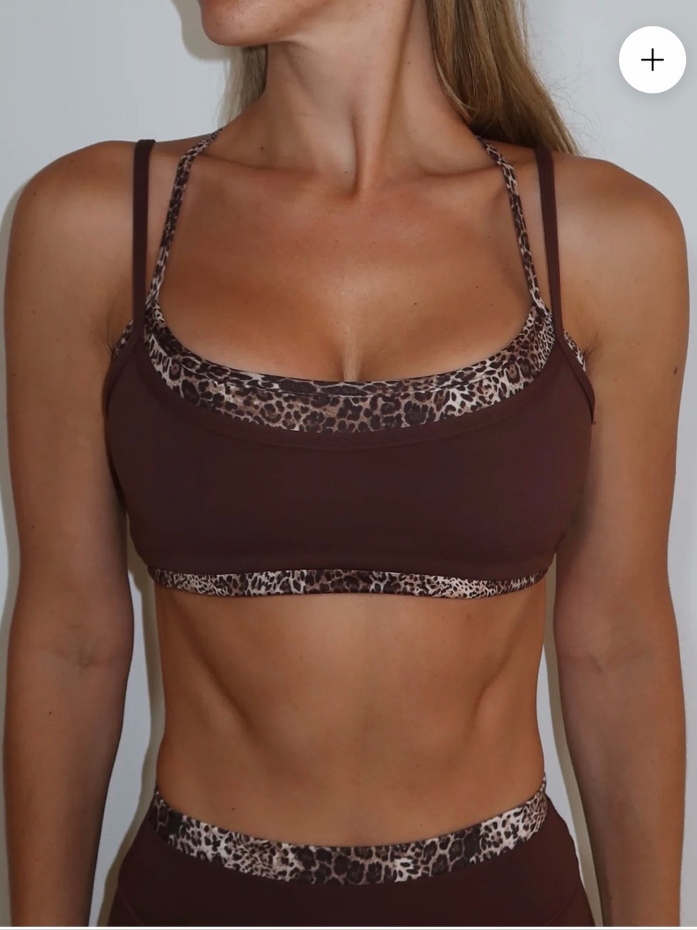 Liaison The Label Matching Set — Mocha Brown & Wild Side (Size M) — Worn Once